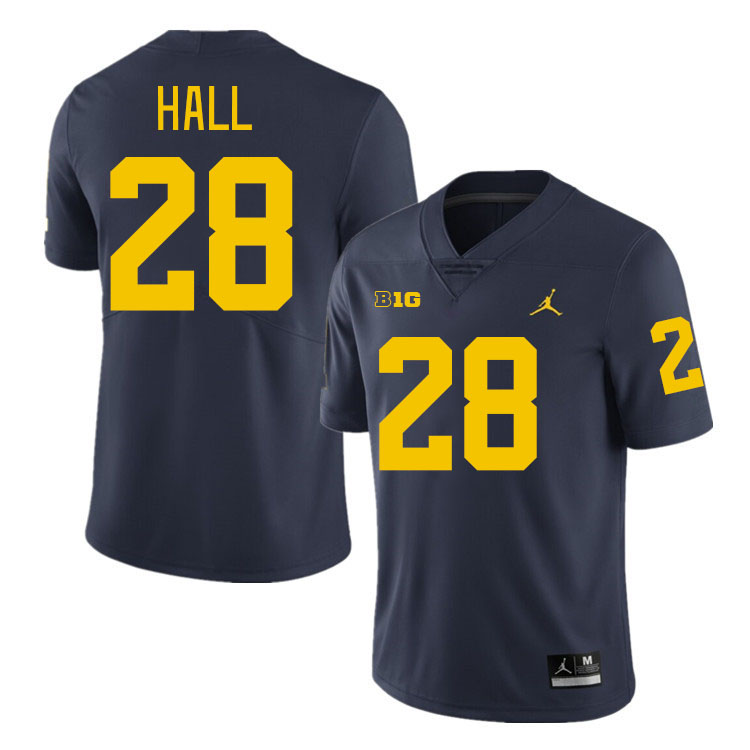 Benjamin Hall Michigan Jersey,Michigan Wolverines #28 Benjamin Hall Jersey Youth-Navy